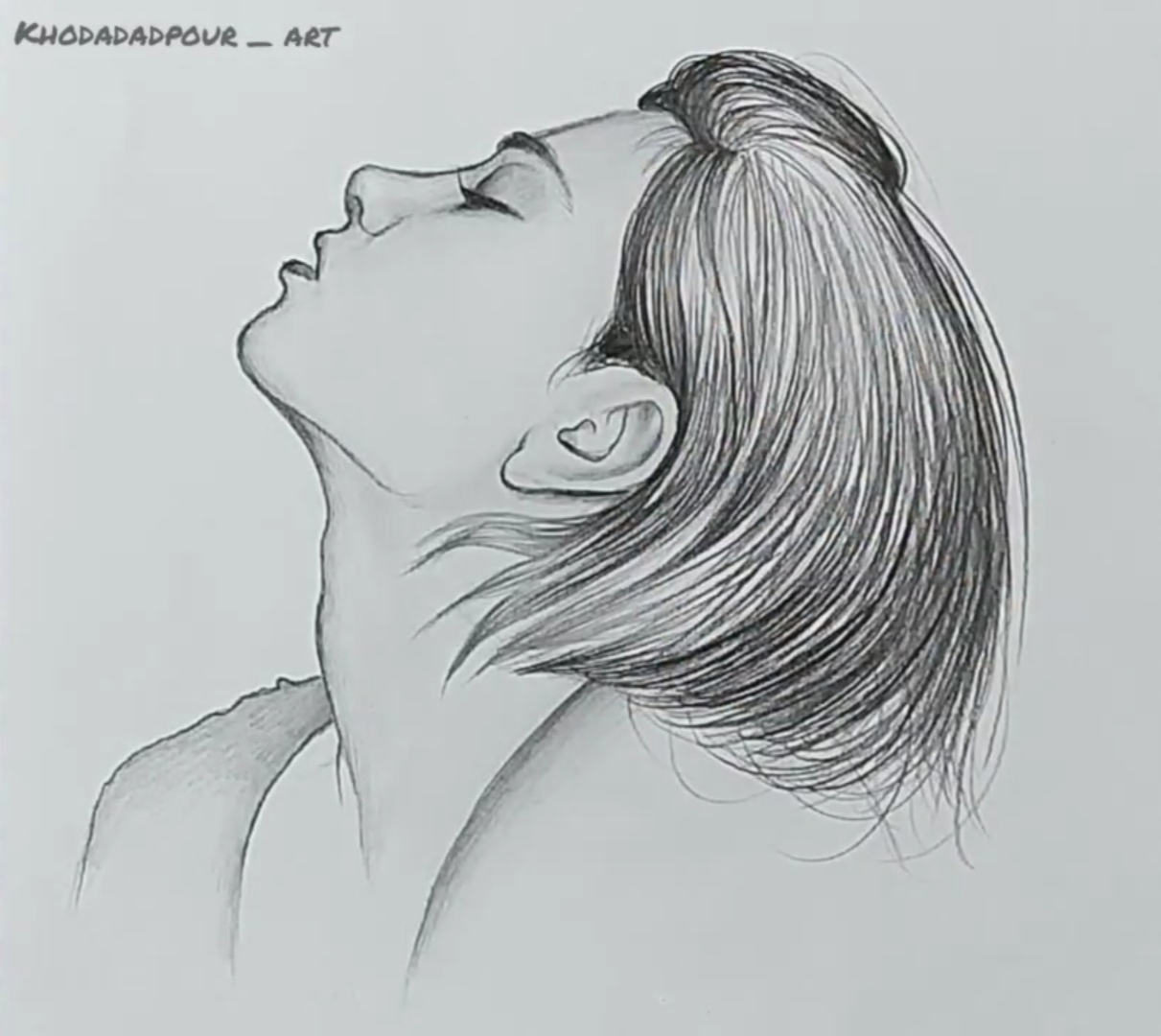 Girl's face drawing tutorial ـ step by step