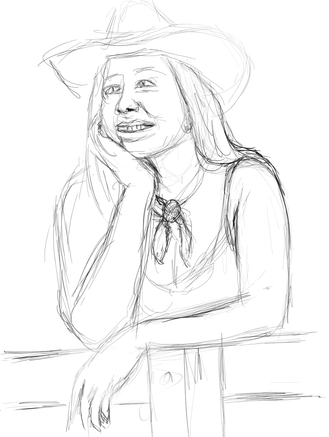 Figure Drawing - Digital Art 