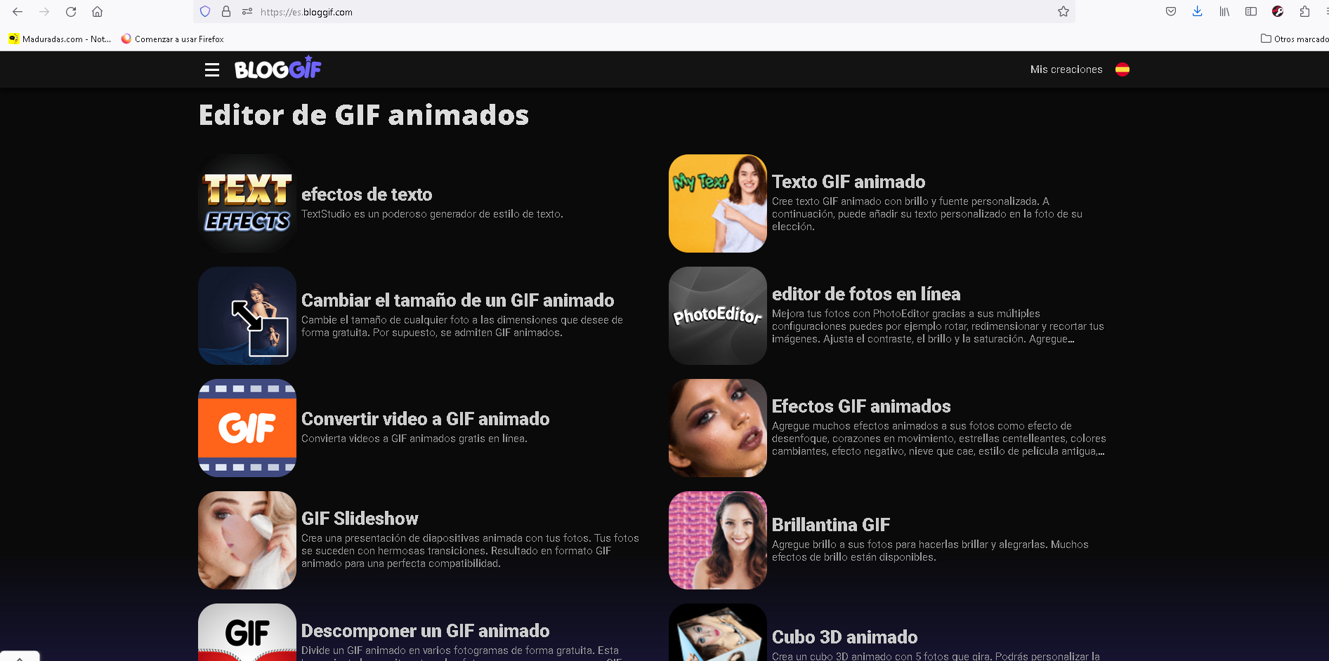 Editor de GIF animado - BlogGIF