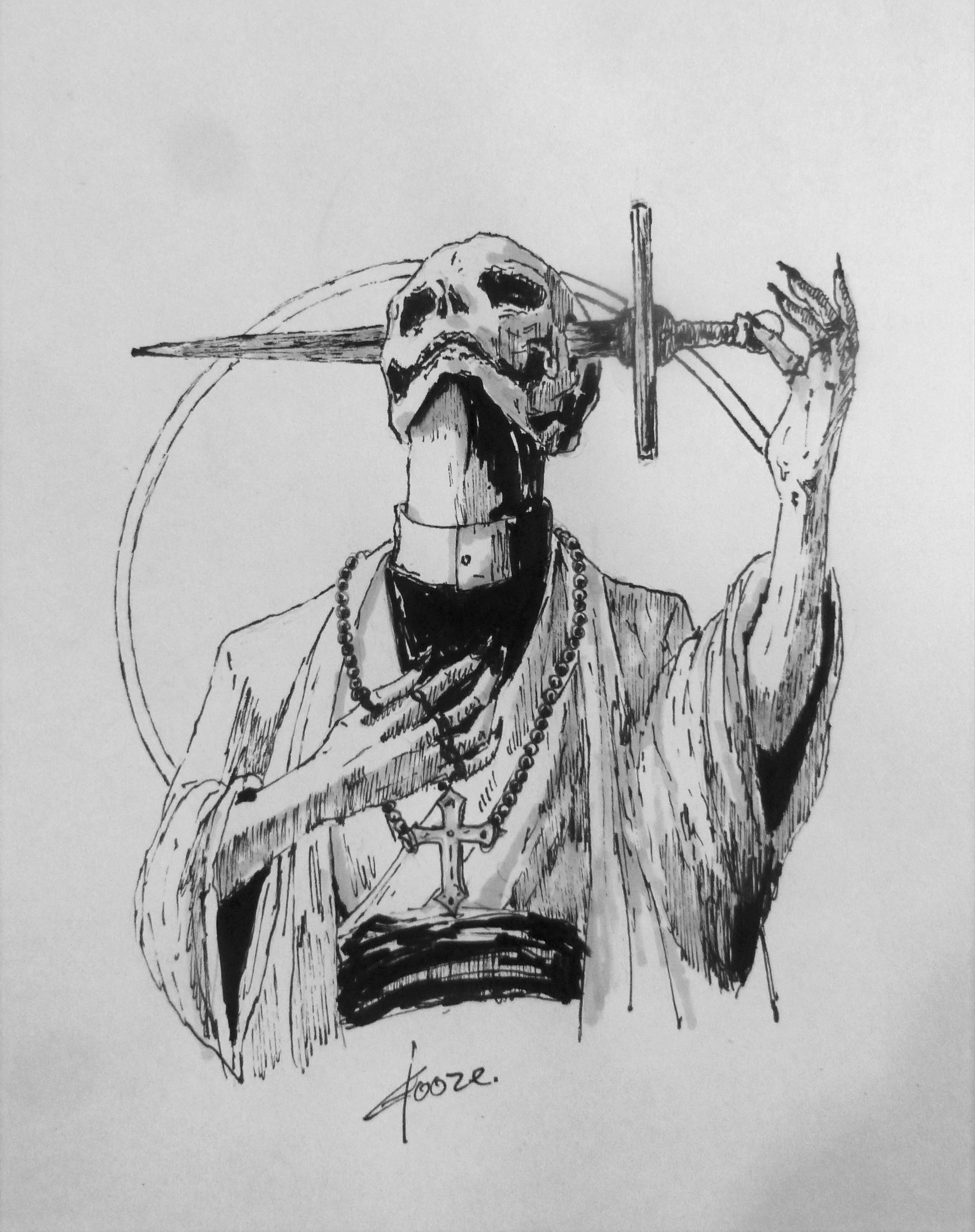 Upgrading Old Drawings #4 - [Gooze & Crew] Designs for T-shirt proyect. 