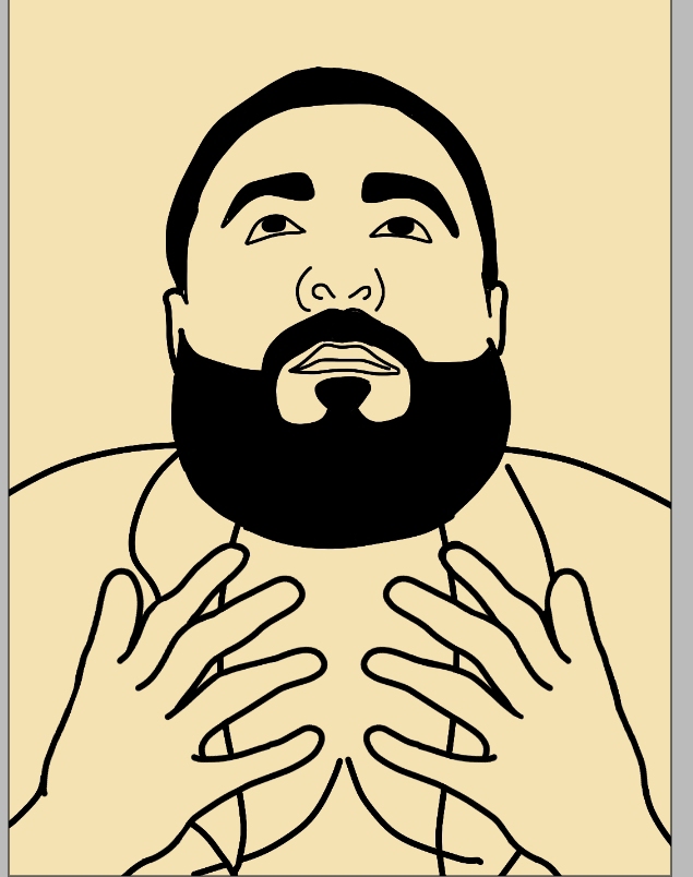 Drawing for an Upcoming Cartoon Skit Featuring DJ Khaleed 