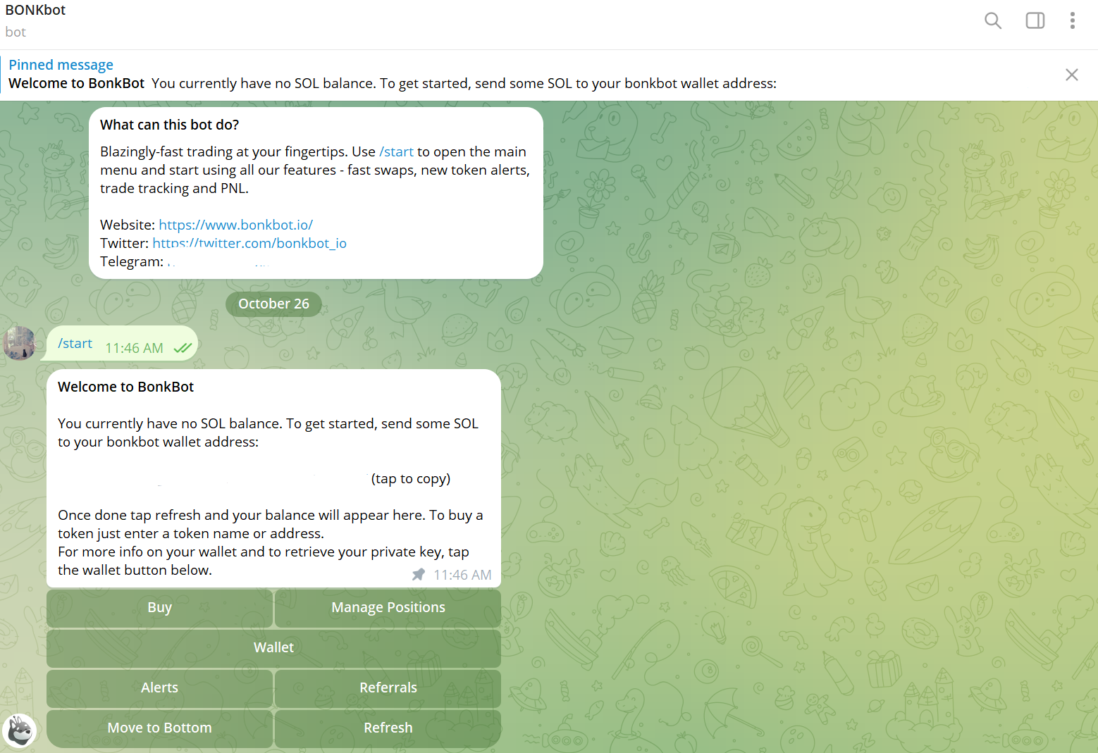 Bonkbot: A Trading Bot for Telegram