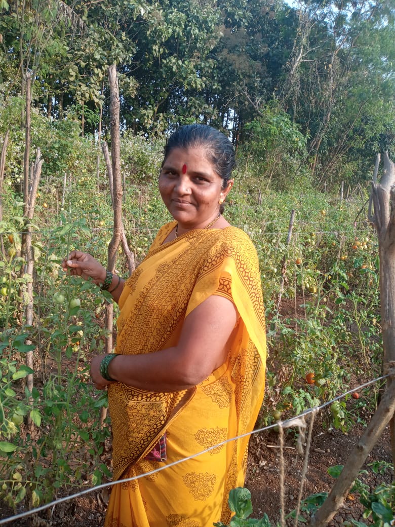 Today after a long time I went to my village with my mother