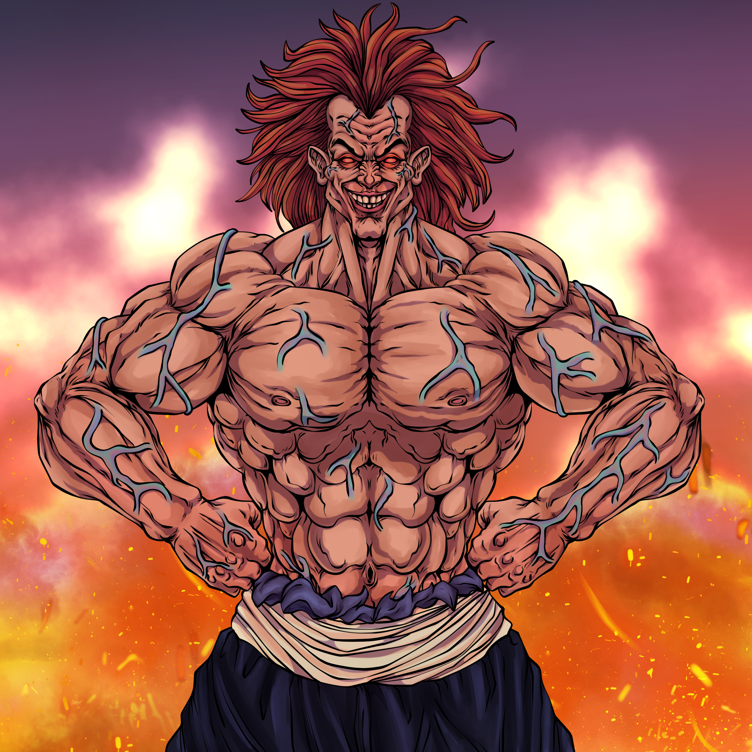 baki the grappler 015, yujiro.hanma