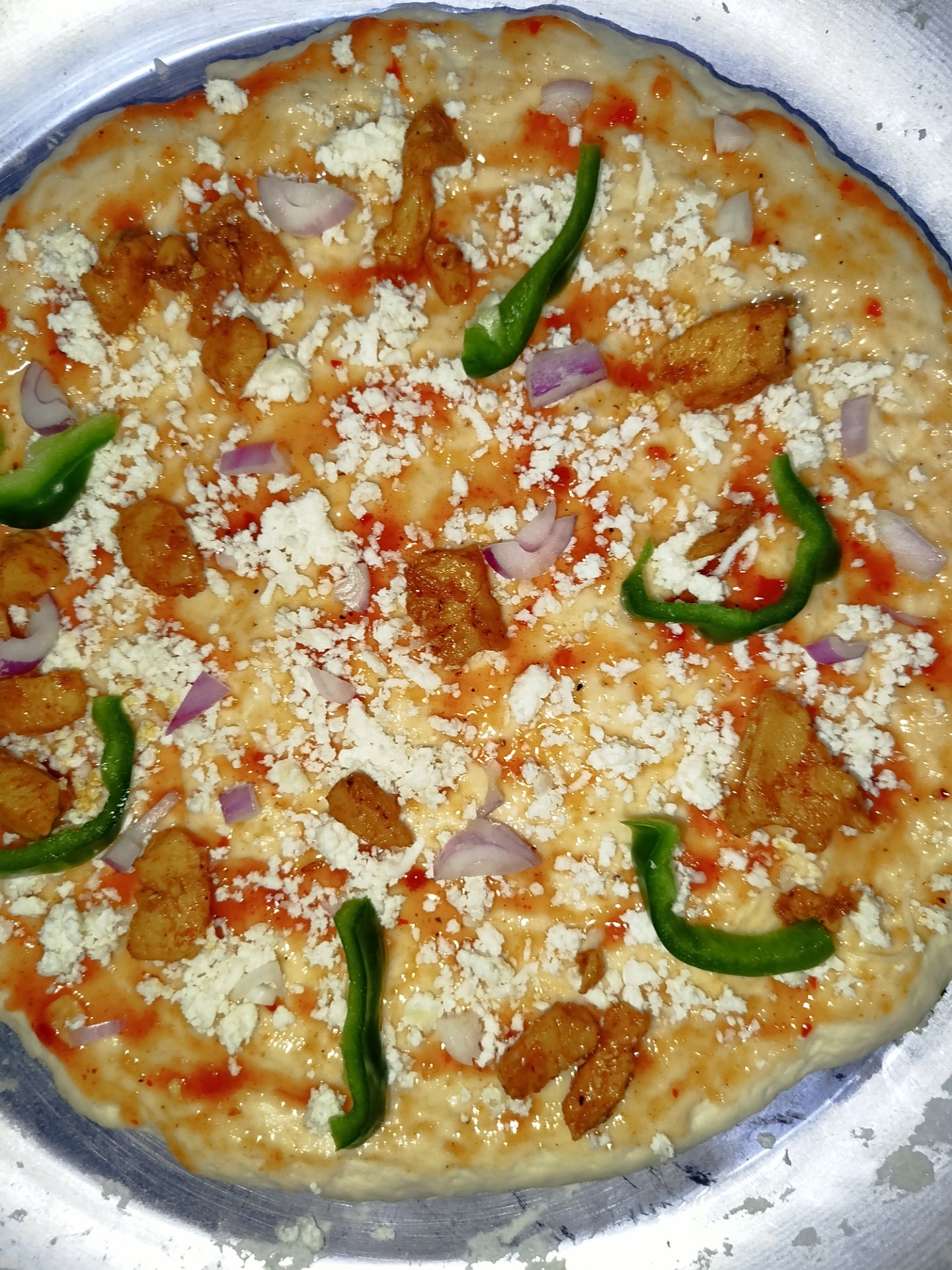 Chicken tikka pizza 🍕