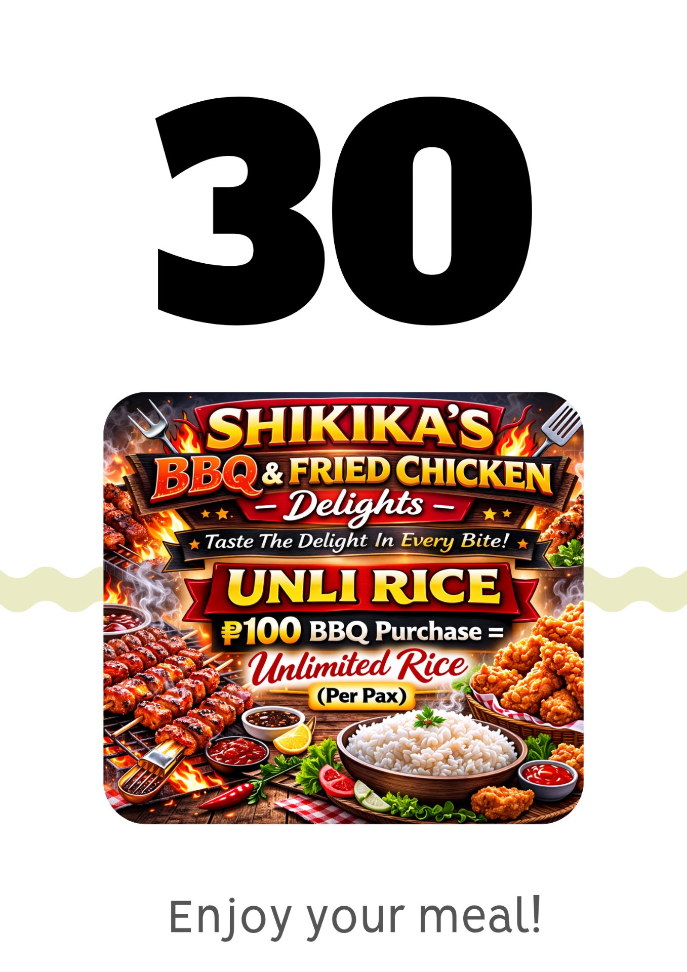 My Simple Plans for the BBQ Stall 😊❤🙏