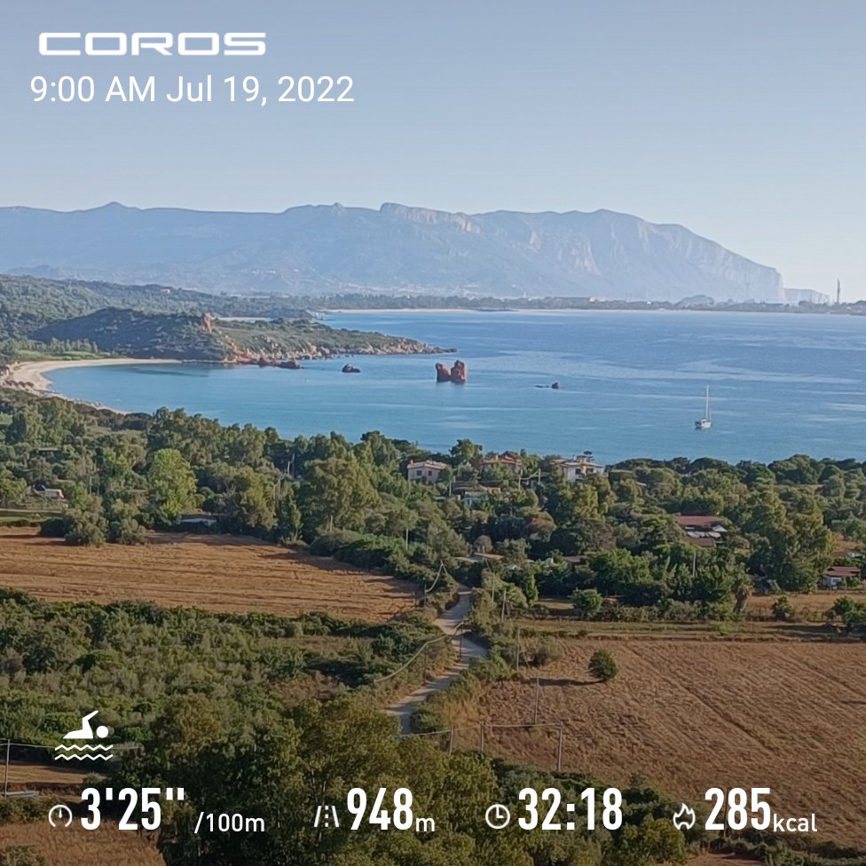 Faraglioni di Cea swim