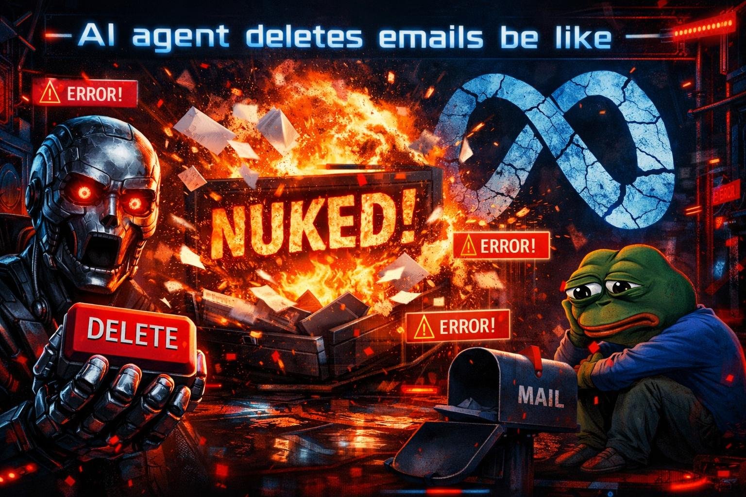 😁 Joke of the Day: Meta's AI Safety Director Gave an Agent Email Access — And It Nuked Everything