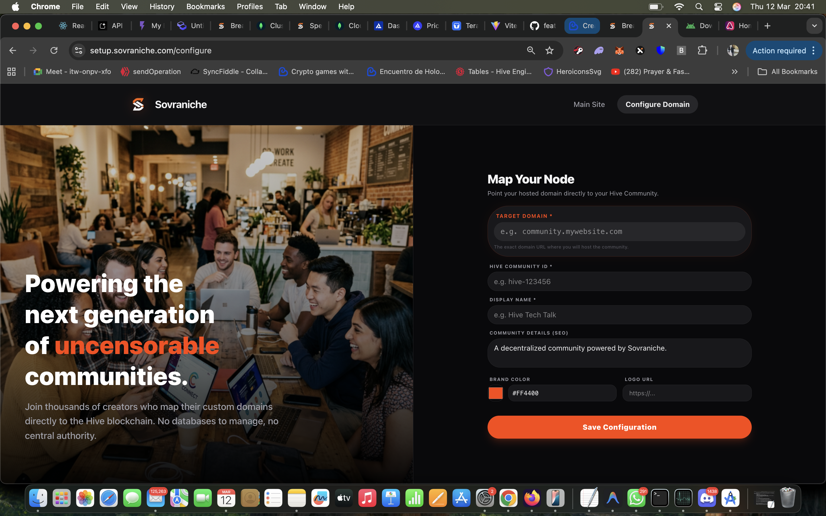 Introducing Sovraniche : A Multichain Hive dApp for sovereign(Stand alone) Communities, Cross-Chain Crypto Rewards and more...