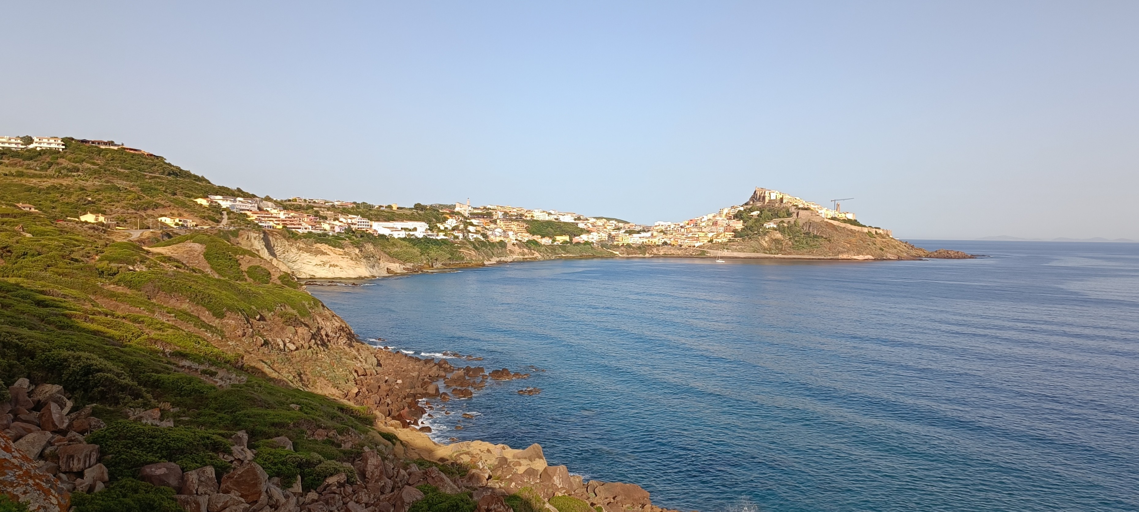 reaching Castelsardo, almost 