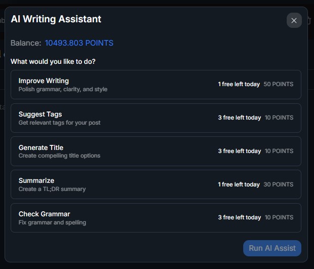 AI assistants at Ecency [Eng+Spa] Asistentes de IA en Ecency.