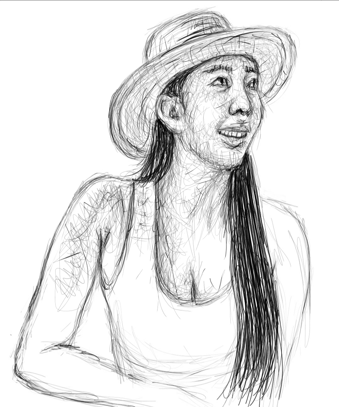 Figure Drawing - Digital Art