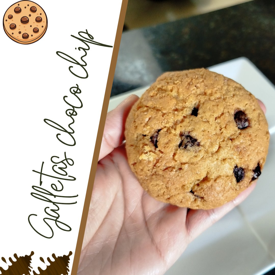 (ESP/ENG) Galletas choco chip de chocolate 🍫 // Chocolate chip cookies 🍫