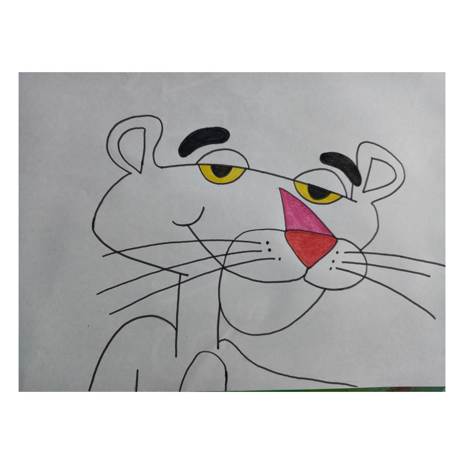 How To Draw Pink Panther 