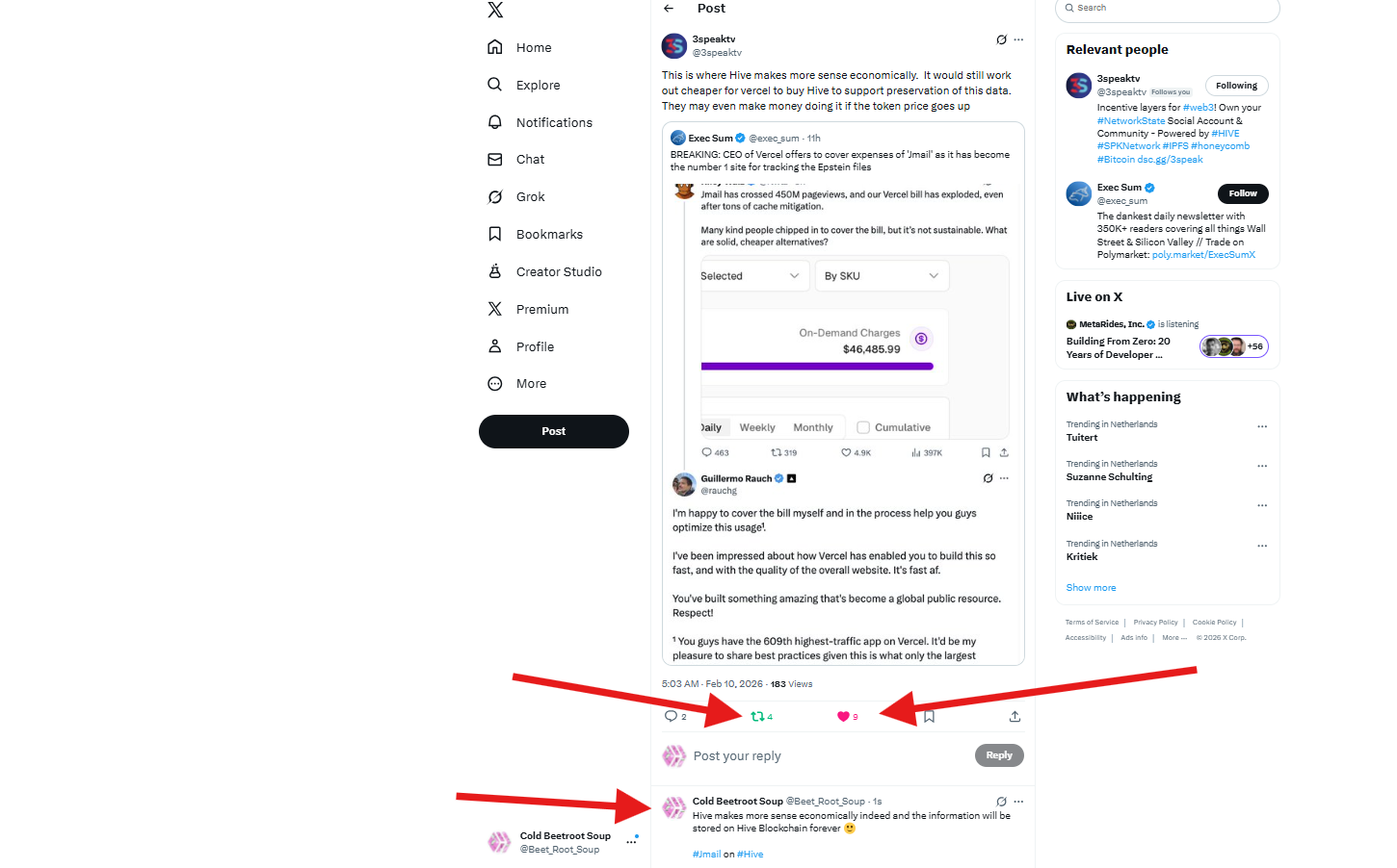 Earn $HIVE by supporting 3Speak on X