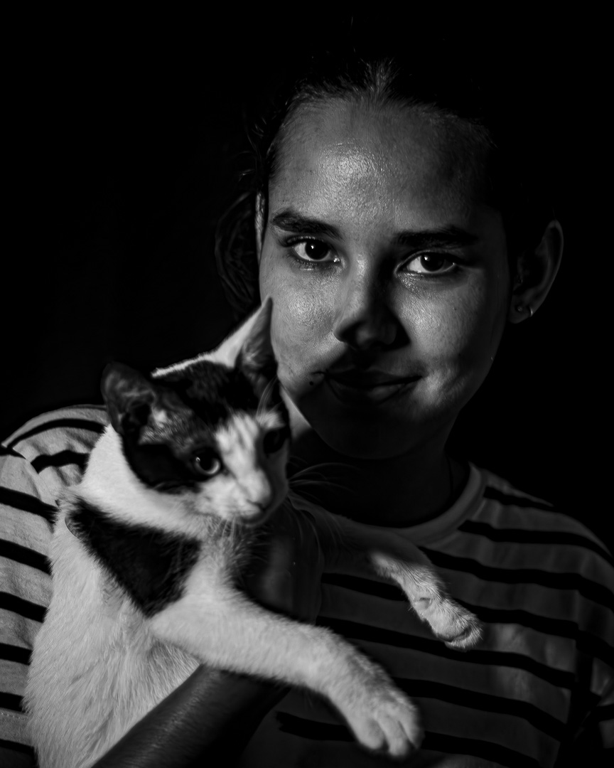 Session #9 Portrait with Kitten [Eng-Esp]