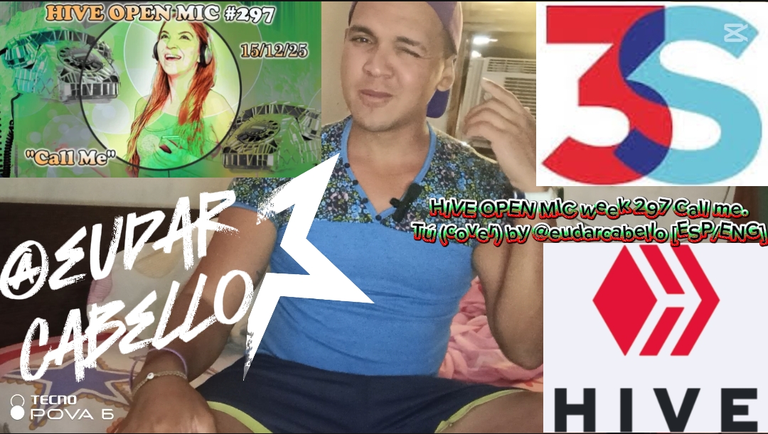 HIVE OPEN MIC week 297 Call me. Tú (cover) by @eudarcabello [ESP/ENG]