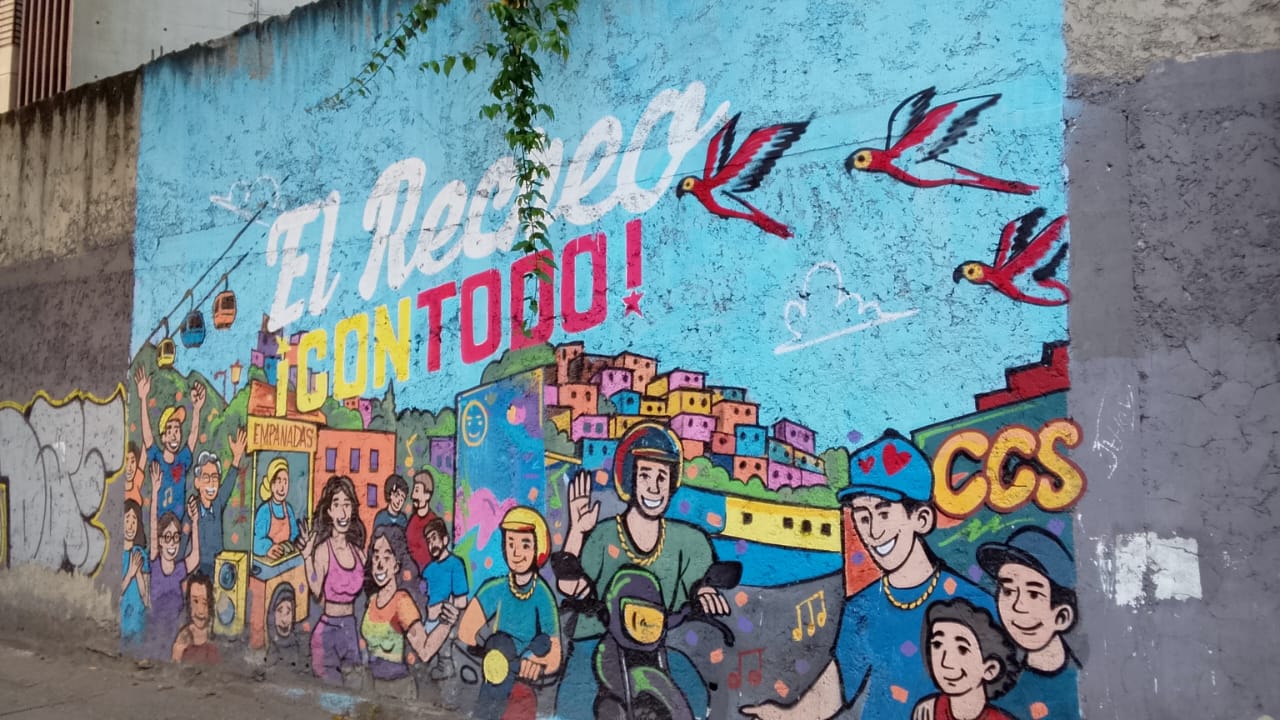CCC's Street Art Contest  The recreation area, a colorful and spirited community in Caracas / el recreo, comunidad coloridad y aguerrida en union de caracas