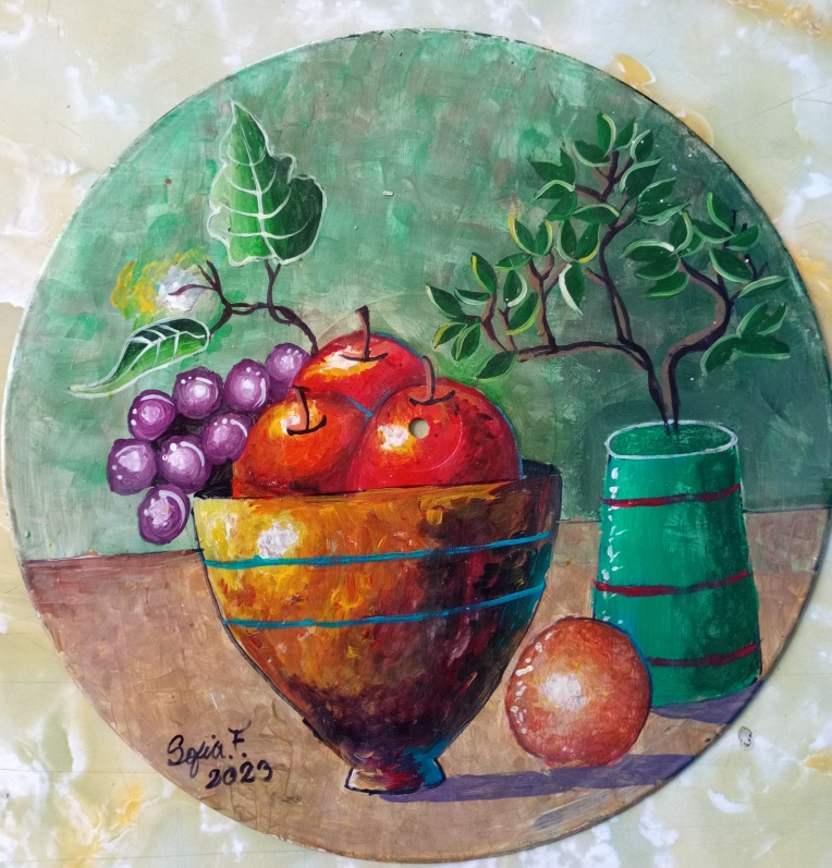 🎨 Creando Arte en Casa: Pinturas con Disco/ 🎨 Creating Art at Home: Paintings with Discs"