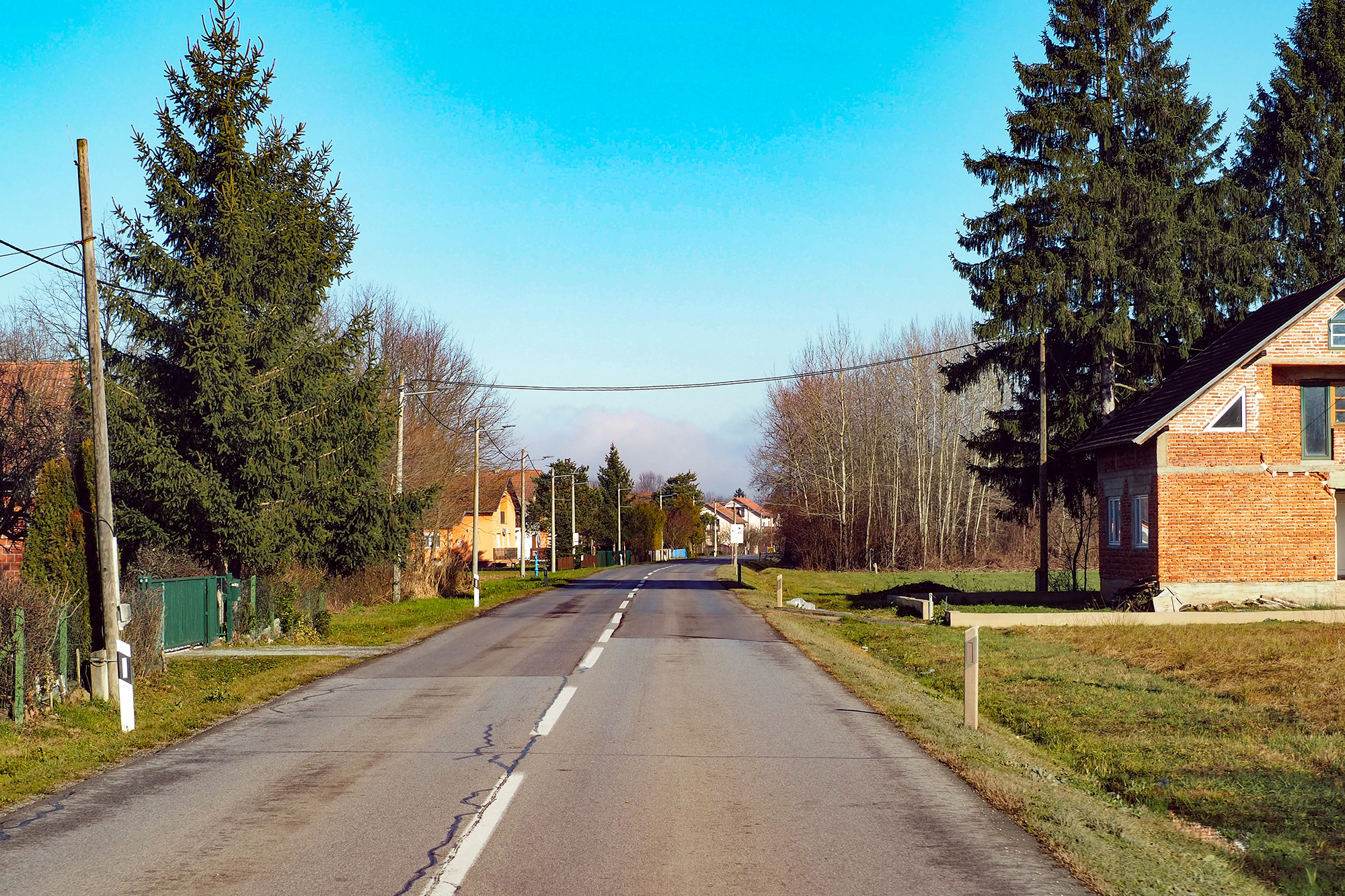 Intermittent, solid, winding and straight - roads of all kinds