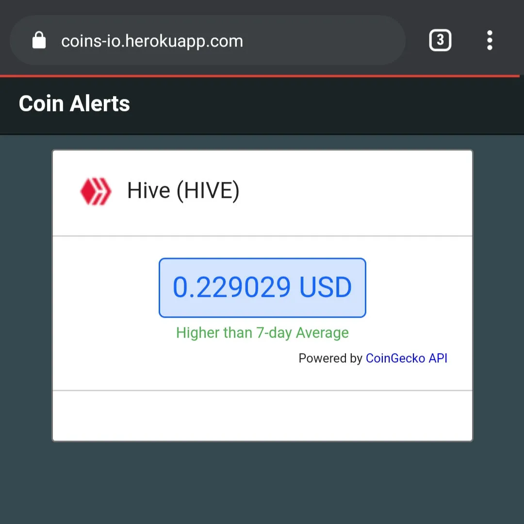 Coin Alerts