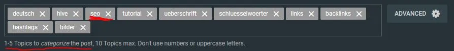 Hive hashtags SEO in PeakD frontend.JPG