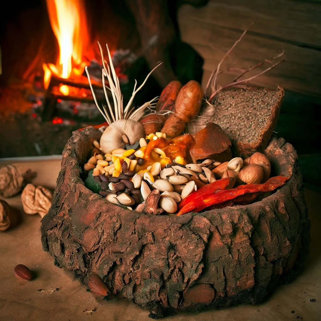roots, nuts, and seeds