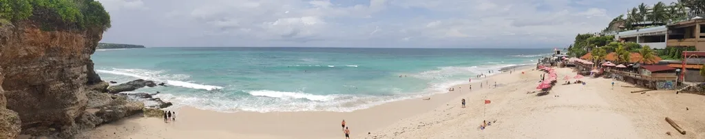 Dreamland Beach is an ideal beach for surfing