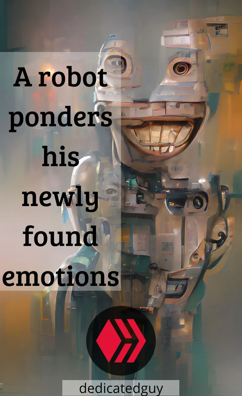 hive dedicatedguy story fiction historia ficcion art arte A robot ponders his newly found emotions.jpg