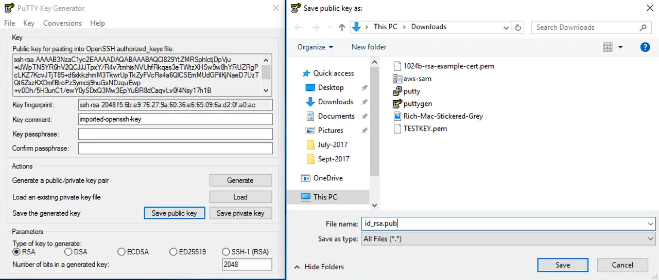 Putty Private Key Save