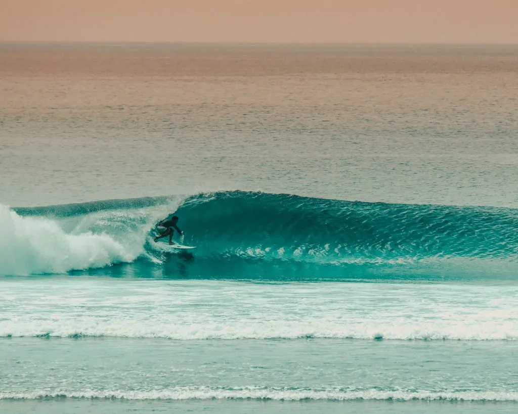 tube bingin beach