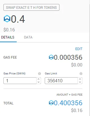 Trade on WanSwap