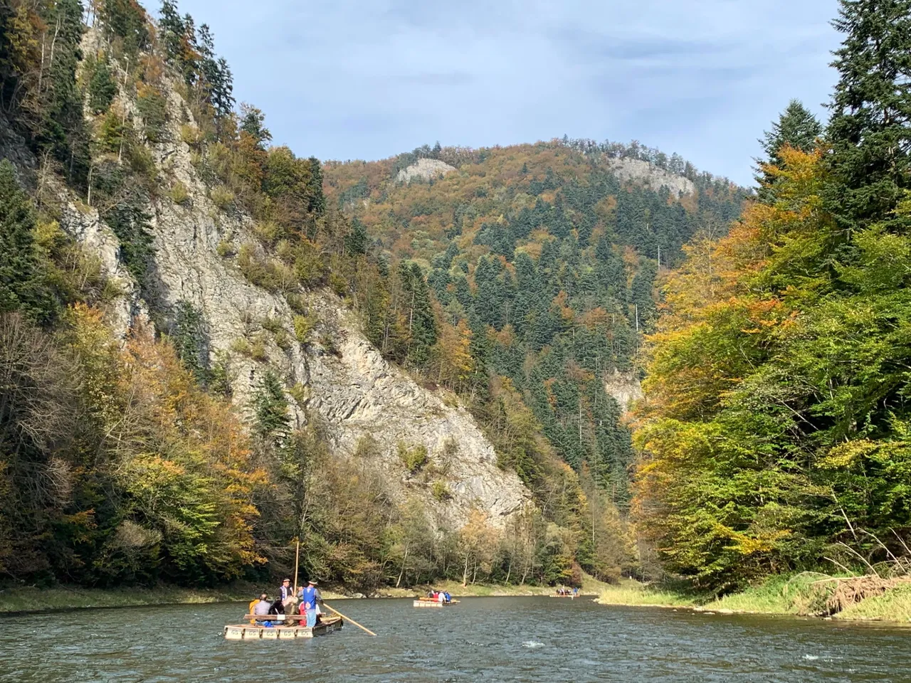 Down the Dunajec River Gorge