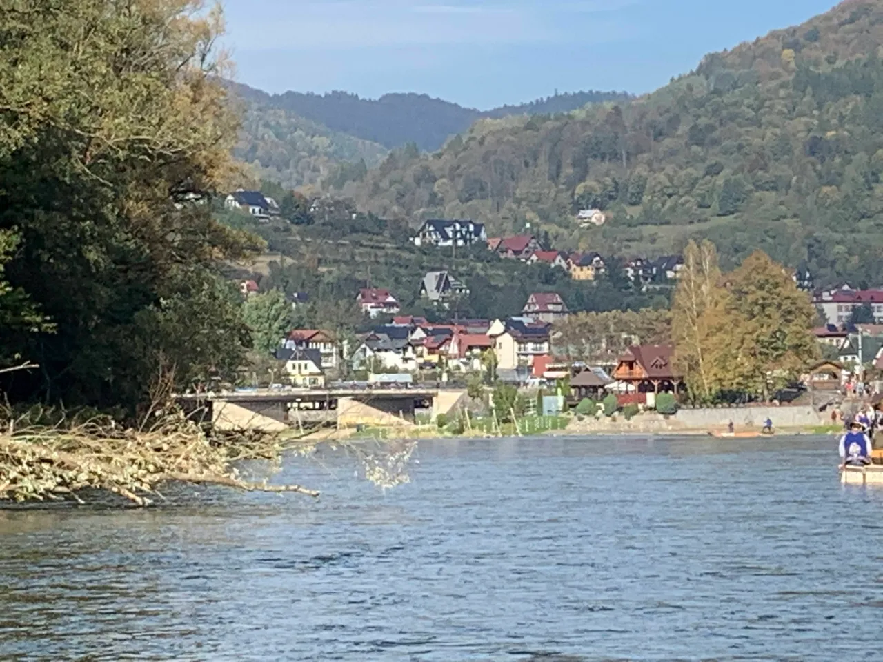 Szczawnica - end of the rafting