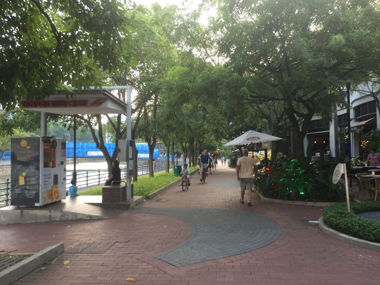 Kids and adults can bike around here!