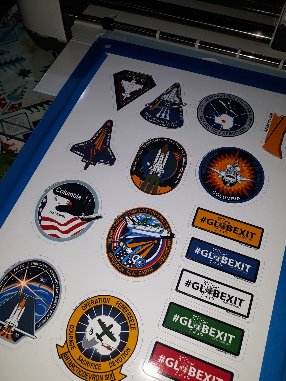 Flat Earth Fridge Magnets globexit fepe_ FlatEarthStickersDOTcom 1.jpg