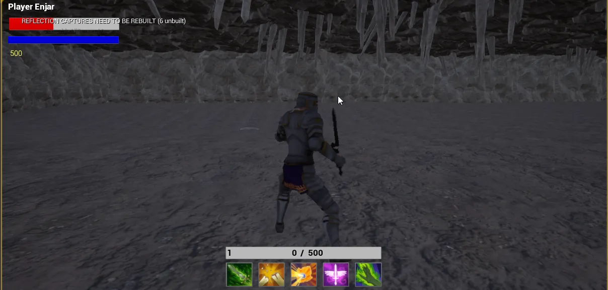 Play testing in Nightmare Oasis zone and finding issues with water layer loading in some areas.png
