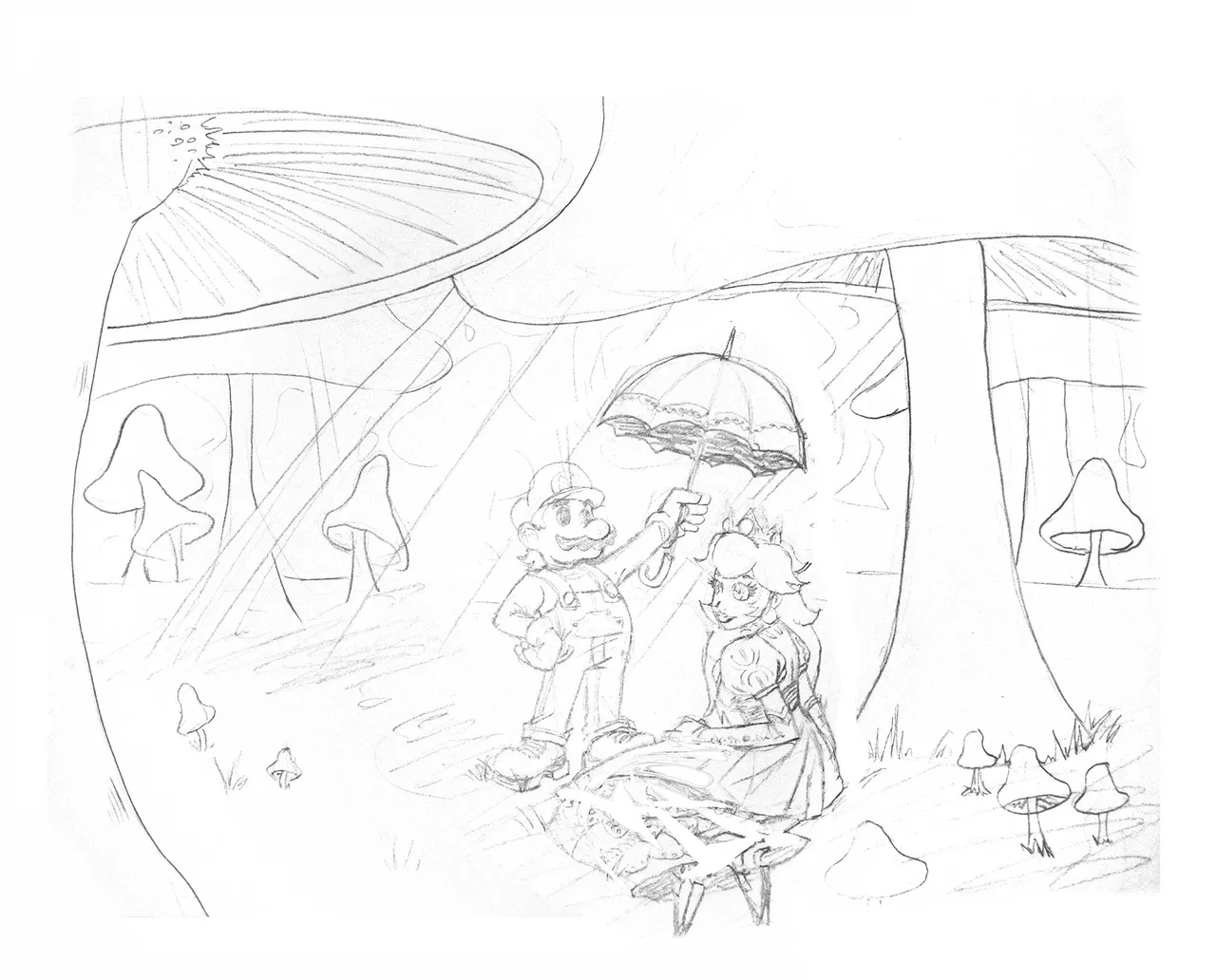 Royal-Couple-of-Mushroom-Kingdom-Sketch.jpg