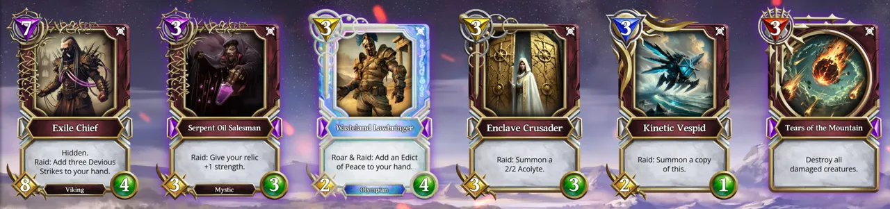 Contents of a FA Regular pack. Source: game client