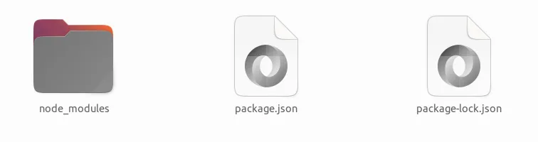 Folder contents after installation