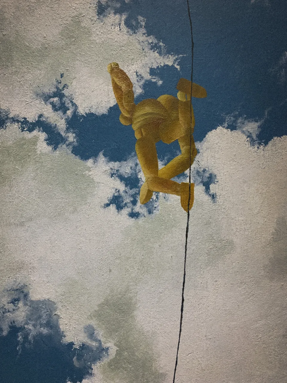 Cloud brushstrokes of Mary Grace Tenorio's On Thin Air
