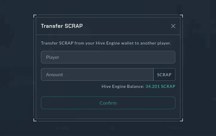 Transfer SCRAP