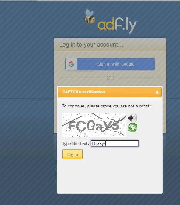 unfortunate ad fly captcha.JPG