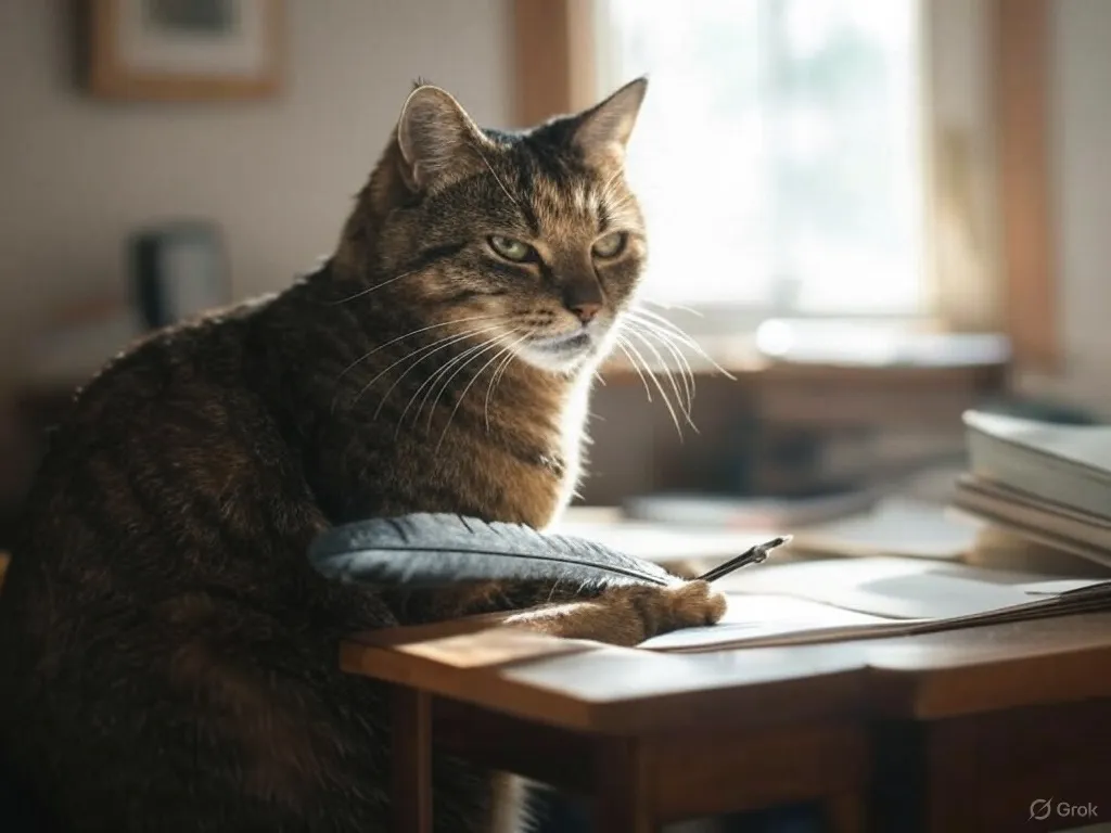Image by Grook AI - Two Cats in Negotiation