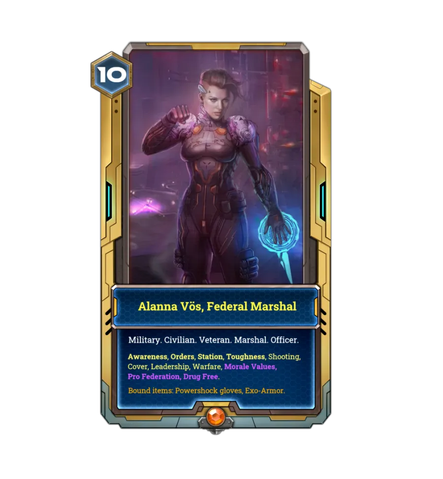 Alanna should be one of the best guards. But starter cards, common or rares can also be useful!