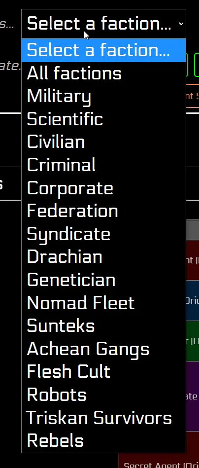 A list of all alpha factions from our Deck Expert tool. We do have some here!