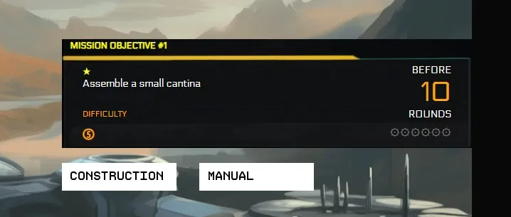 "Construction" and "Manual" are tags for that objective. They will react to your agents traits!