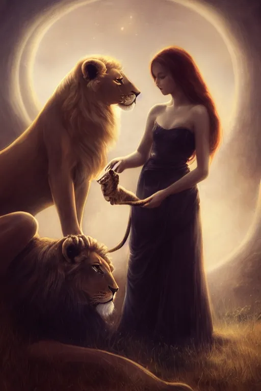 holoz0r_woman_and_her_pet_lion_by_Charlie_Bowater_Pre-Raphaelit_b939e410-5ac9-42c4-891f-0b214f9400ba.png