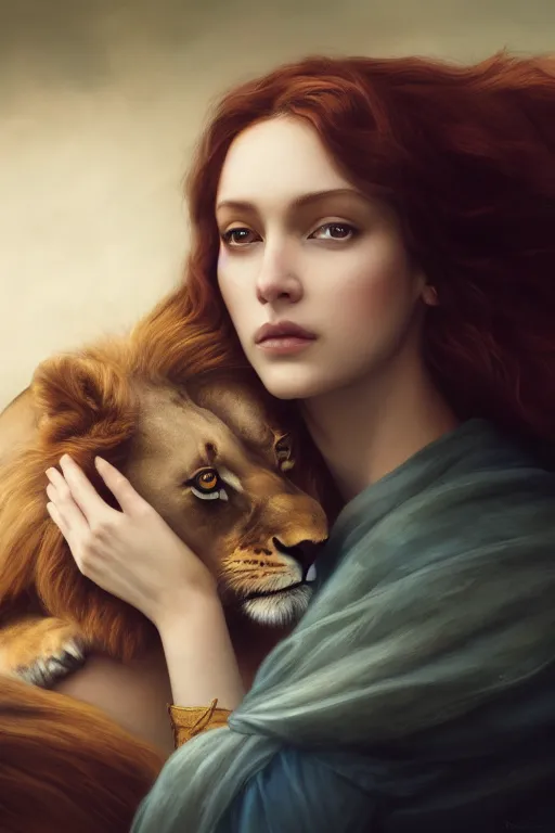 holoz0r_woman_and_her_pet_lion_by_Charlie_Bowater_Pre-Raphaelit_cc4fec32-5eb8-45bb-af00-7bc9b58dbb76.png