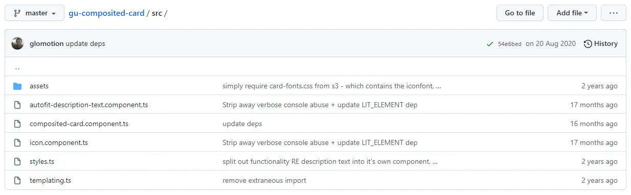 Source files in the gu-composited-card library